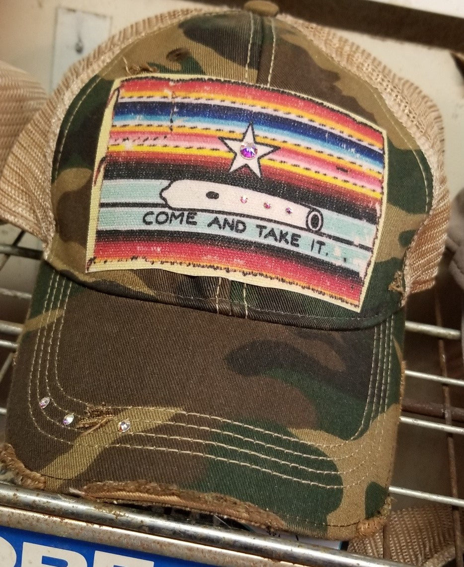 Serape Come and Take It Camo Cap
